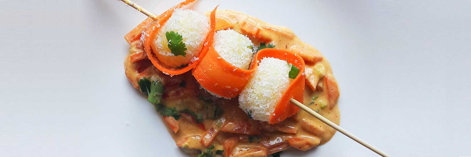 Vegane Kokos-Knödelinos Asia-Style