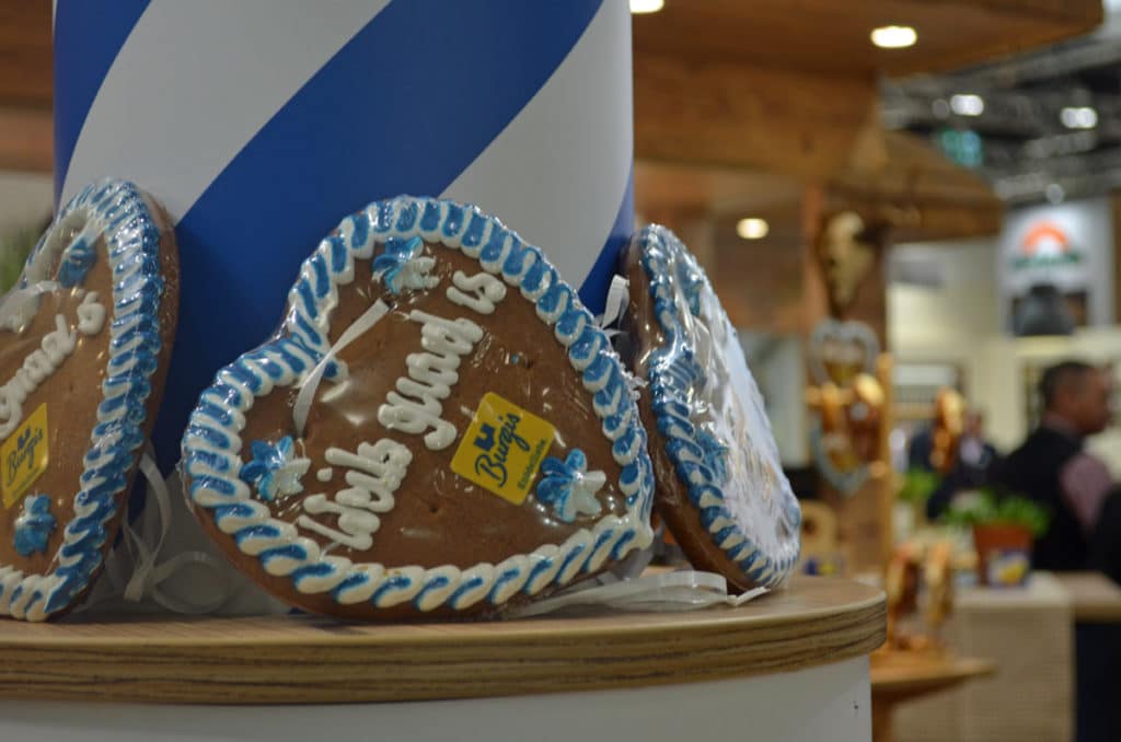 Burgis Lebkuchenherz - Weil's guad is Schriftzug