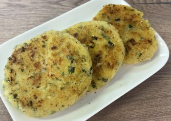 Knödel-Käse-Zucchini-Taler
