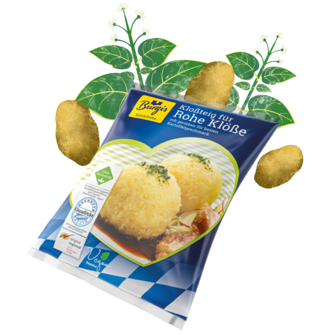 Kloßteig für Rohe Klöße